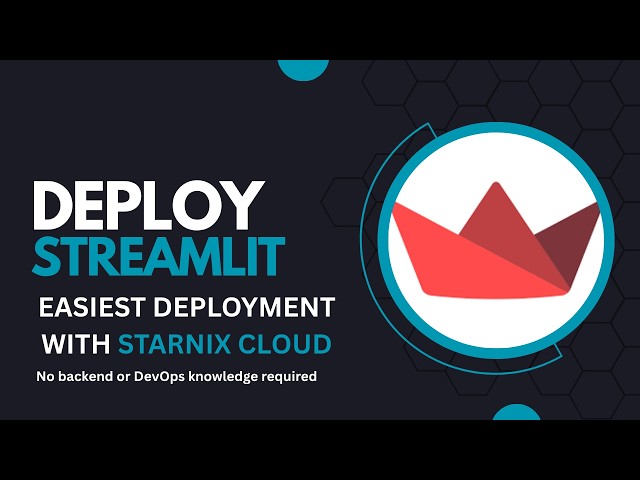 Deploy any Streamlit application in minutes