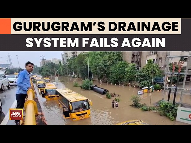 Gurugram Floods Again: ₹1,400 Crore Drainage Upgrade, Yet Roads Underwater | India Today
