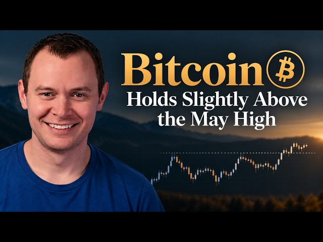 Bitcoin Holds Slightly Above the May High