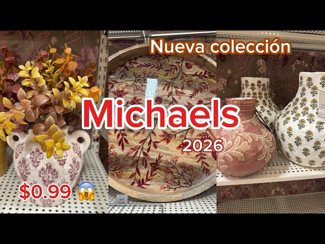 Michaels Decoracion de otoño 🍂2026 