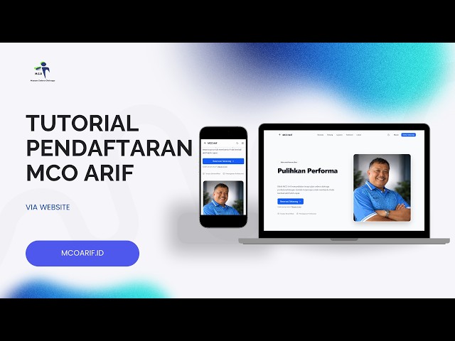 MCO ARIF REGISTRATION TUTORIAL VIA WEB