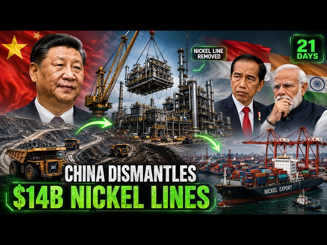 China Dismantles $14B Nickel Production Lines, and Indonesia’s Nickel Empire Starts to Collapse!