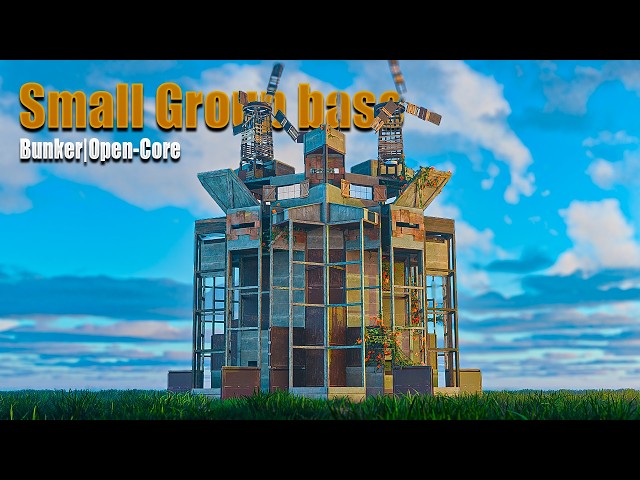Rust PERFECT Small Group Base Design - OPENCORE, BUNKER, WIDE-GAPS - Rust Base Designs 2026