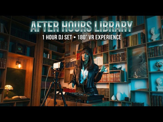 KTNWINS DJ Set in a Library !   1 Hour Underground Session   180° VR original