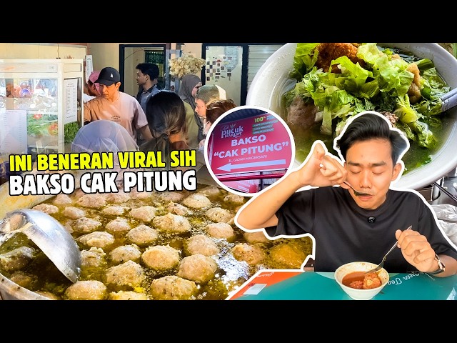 LONG LINE BEFORE IT EVEN OPENS! BAKSO CAK PITUNG, A SIDOARJO LOCAL FAVORITE