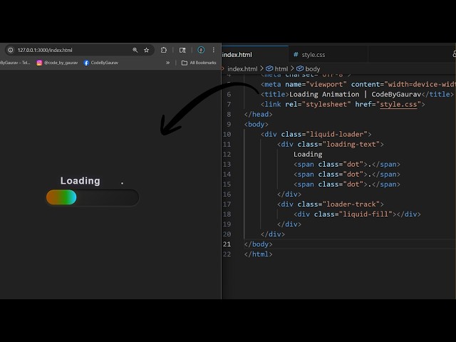 CSS Loading Spinner Animation | Beginner Friendly Project
