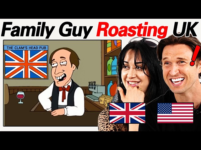 American And British React To Family Guy Roasting UK Moments!
