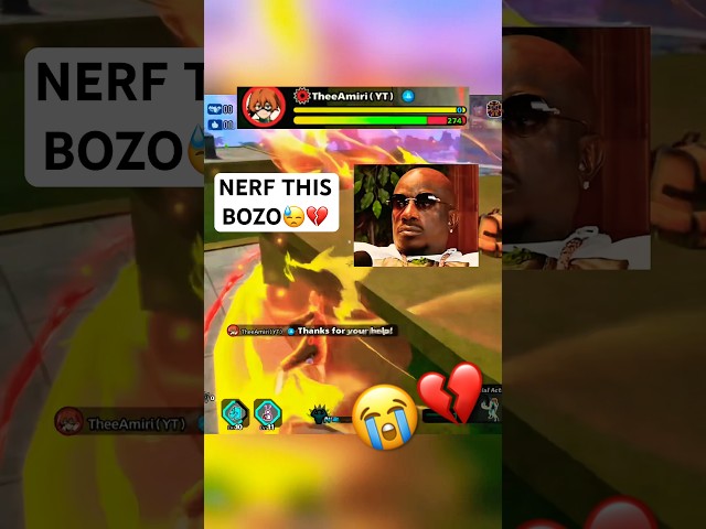 NERF ENEAVOUR!🤬🫵🏽 | My Hero Ultra Rumble | #myheroultrarumble #mhur #myheroacademia #endeavour