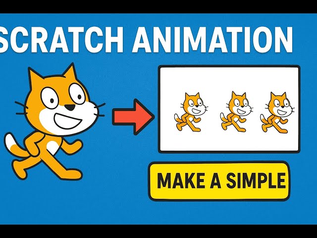 Make Your First Animation in Scratch! (Super Easy Tutorial)
