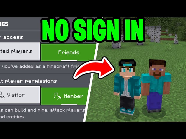 How To Play Multiplayer In Minecraft Without Sign In! - Android, IOS, Windows, PS5, Switch
