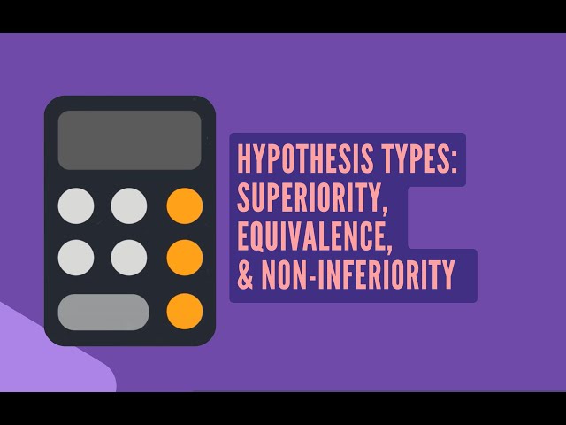 Superiority, Equivalence, and Non-Inferiority: Medical Study Hypotheses Explained