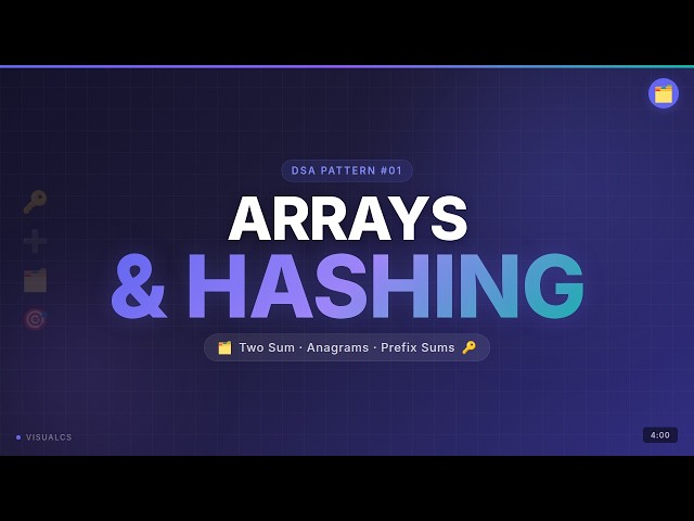 Arrays & Hashing (FAANG Pattern #1) | The Foundation of Every Coding Interview