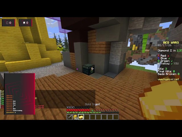 Minecraft Bedwars On Hypixel (Java Super Fun!)