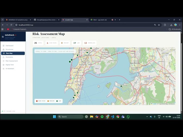 InfraWatch AI — Intelligent Structural Monitoring