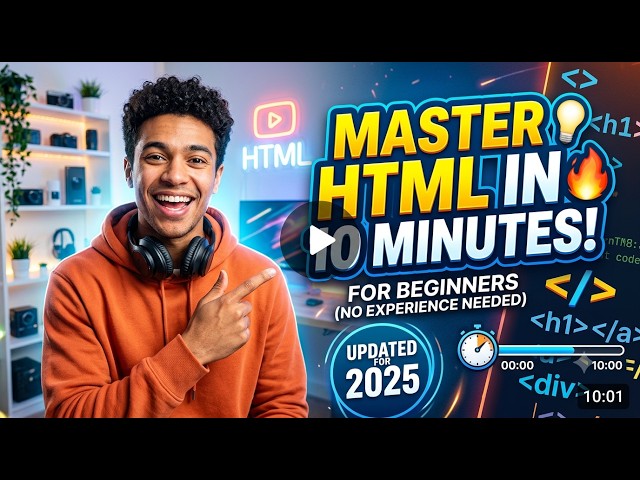 HTML Tutorial for Beginners: Master HTML From Scratch