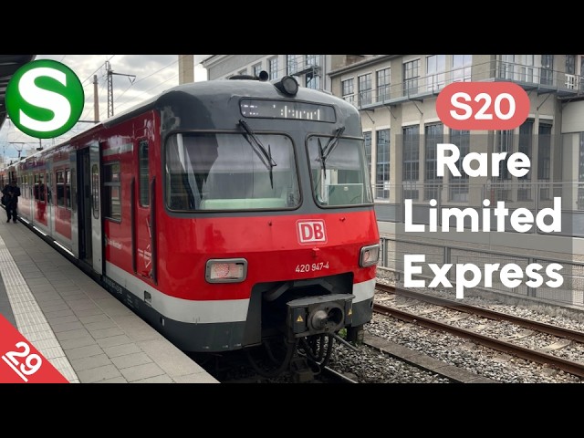 This is Munich's most unusual S-Bahn Line: the S20