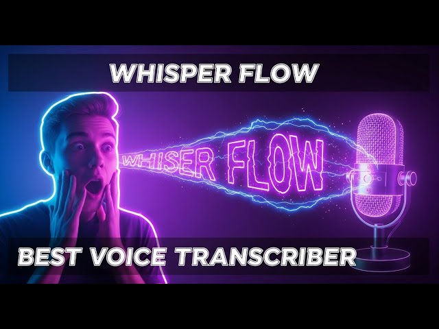 🎤 Whisper Flow: The Fastest Free AI Voice-to-Text Tool for Creators (2025 Review)!