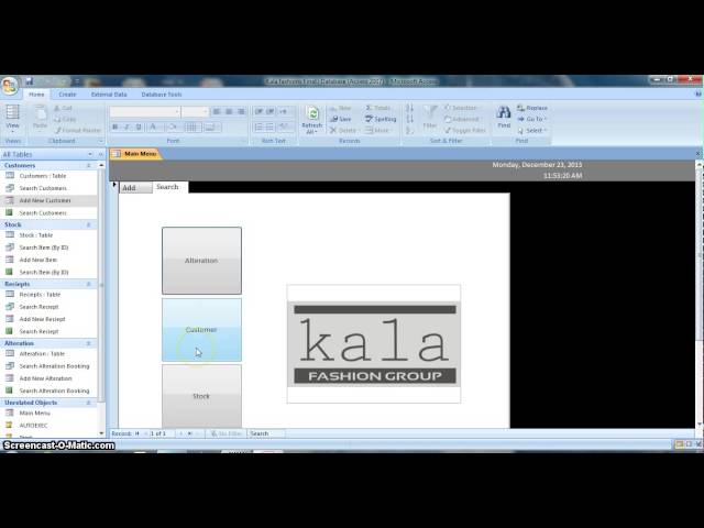 ITGS Database IA:  Small Business