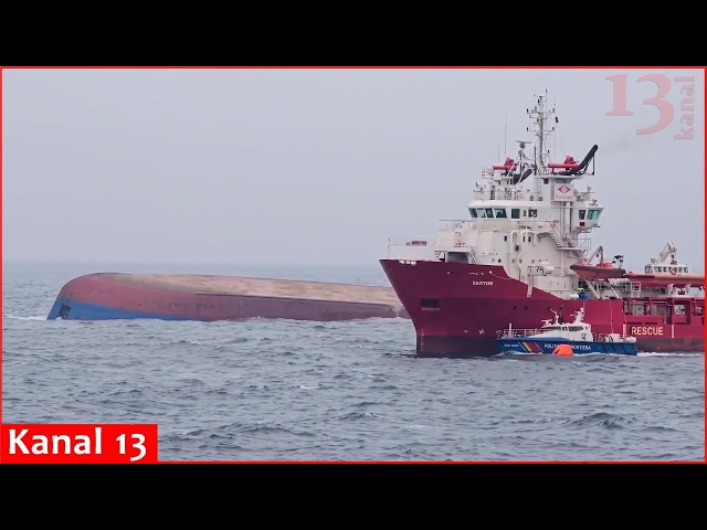 Cargo ship sinks in Black Sea off Romania - one dead, three missing as rescue operation continues