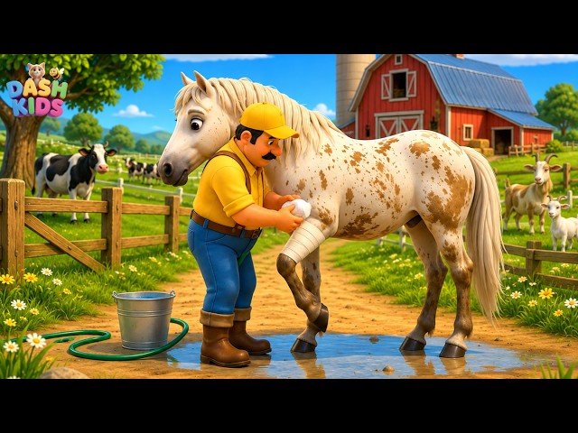 Old mcdonalds farm | Angry Cow🐄 | Broken Barn | Kids song