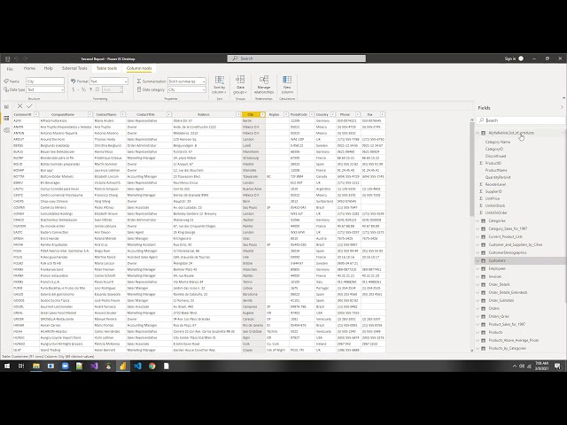 B2 S3 - Calculated Columns, Column Tools & Table Tools