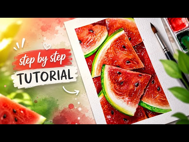 Watermelon step-by-step tutorial 😍 #tutorial