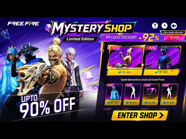 New Mystery Shop🔥 100% Confirmed😱| Upcoming New Events Free Fire | Free Fire Mystery Shop Event 