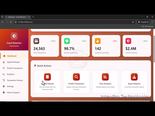 Ai Based Credit Card Fraud Detection Using PYTHON | ML Project 2026-2027