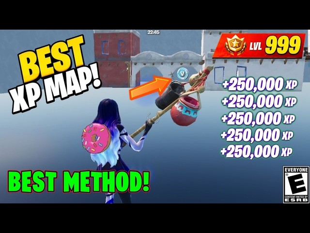 BEST *NEW* XP MAP to LEVEL BATTLEPASS EASY! Season Ending SOON! 3 LVLS