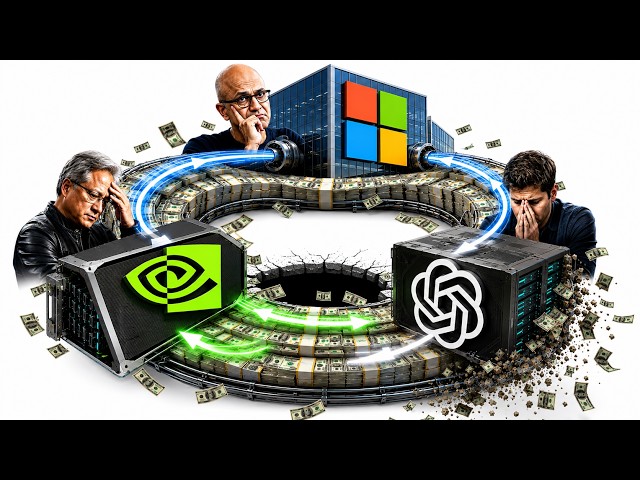 The $800 Billion AI Money Loop Is Collapsing. Microsoft, Nvidia, and OpenAI Are TRAPPED Right NOW