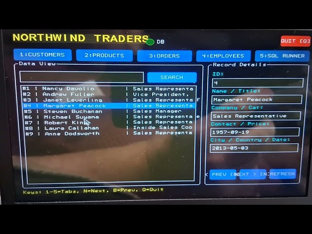 Northwinds example