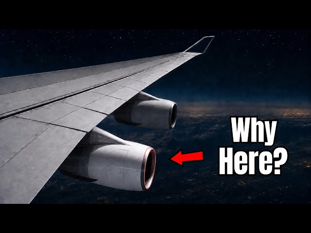 Why Are Jet Engines Mounted Under Airplane Wings?