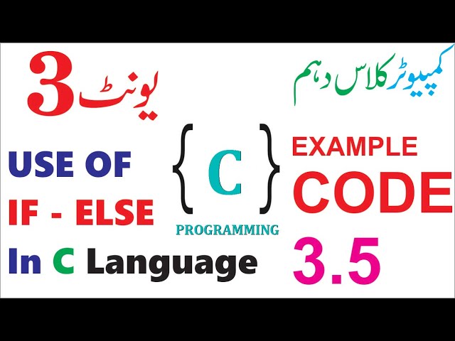 Example Code 3.5 Chapter 3  | Computer Science 10th Class New Book | DIGIT or Not Digit in C program