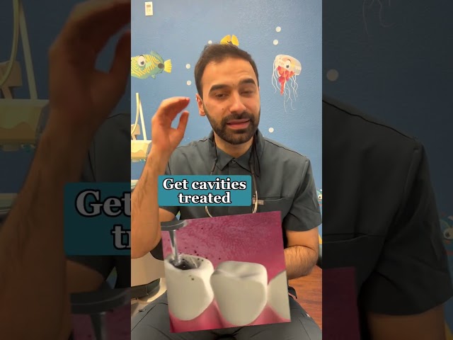 Can you get braces with a cavity?? #shorts
