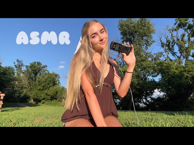 ASMR Tingles Outside In Nature (Fast and Aggressive) 