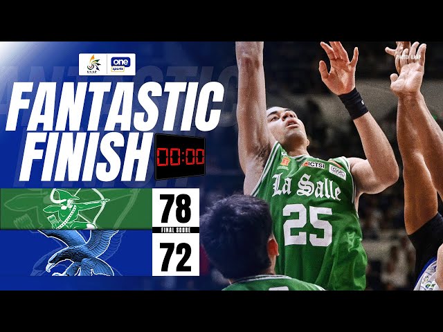 EPIC FINISH in the 4TH QUARTER with DLSU winning against ATENEO  | UAAP Season 88 Men’s Basketball
