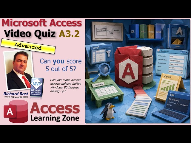 Can a Microsoft Access Macro SetValue Use Back Style Text Values? Video Quiz A3.2