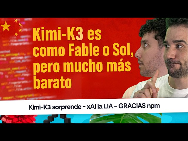 Noticias programación: Kimi-K3: Como Fable o Sol, pero barato - TIP GPT Sol - Cambio npm #CaféCodely