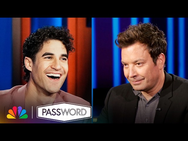 Darren Criss and Jimmy Fallon BATTLE for the WINNING Point | Password | NBC