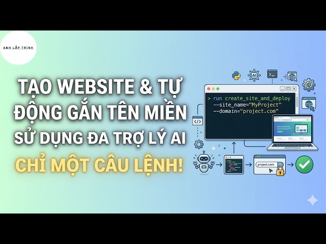 Multi-Assistant - Create a Website and Automatically Assign a Domain Name with Just One Command |...