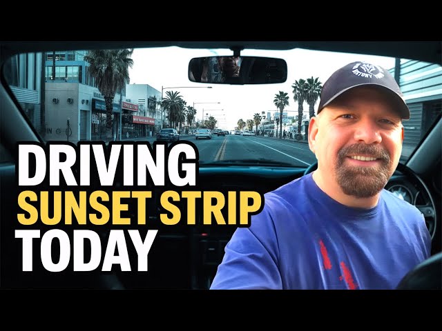 LA's HIDDEN Gems: Driving the Sunset Strip! Driving Tour #3