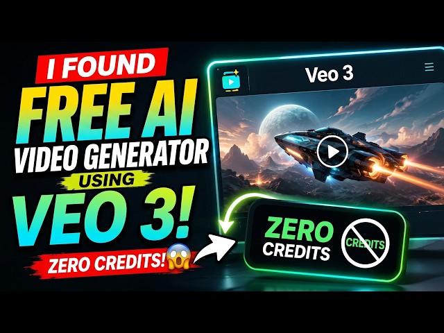 I Found a FREE AI Video Generator Using Veo 3… NO Credit Card Needed!