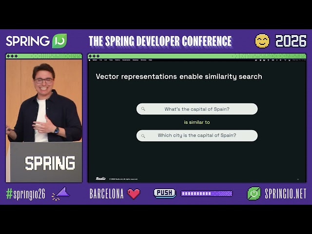 Reduce LLM calls with Vector Search Design Patterns by Raphael De Lio @ Spring I/O 2026