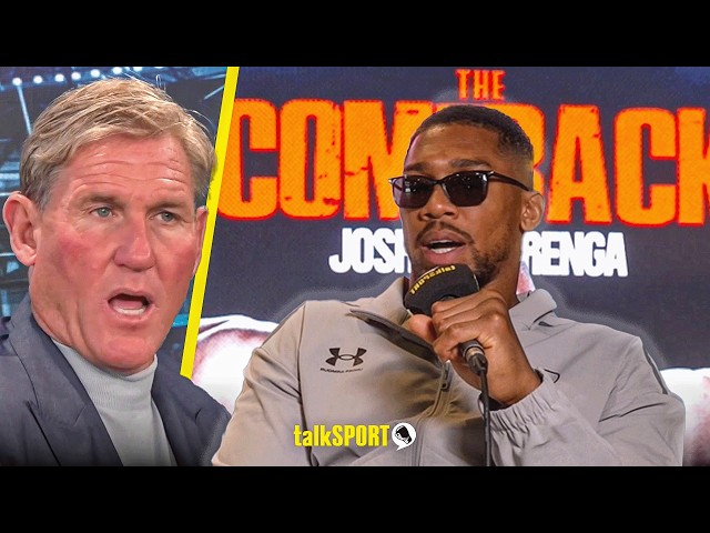 "Albanian Doorman!" Simon Jordan REACTS To Anthony Joshua talkSPORT EXCLUSIVE Interview