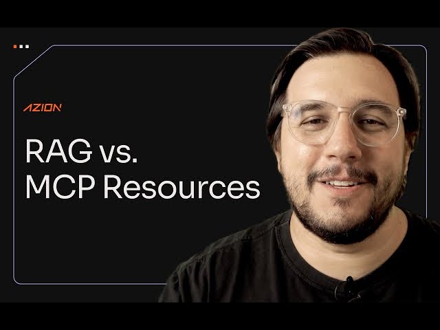 MCP Resources vs RAG: What Every Developer Gets Wrong