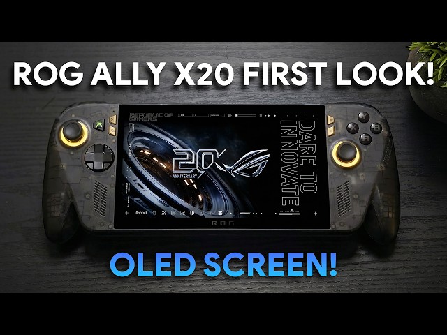 The New ASUS ROG Ally X20 Has an OLED Screen! Hands-On First Look
