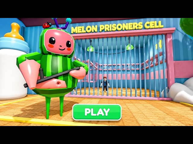 Cocomelon Prison Run Obby New Update - Roblox All Bosses Battle FULL GAME Walkthrough All Items