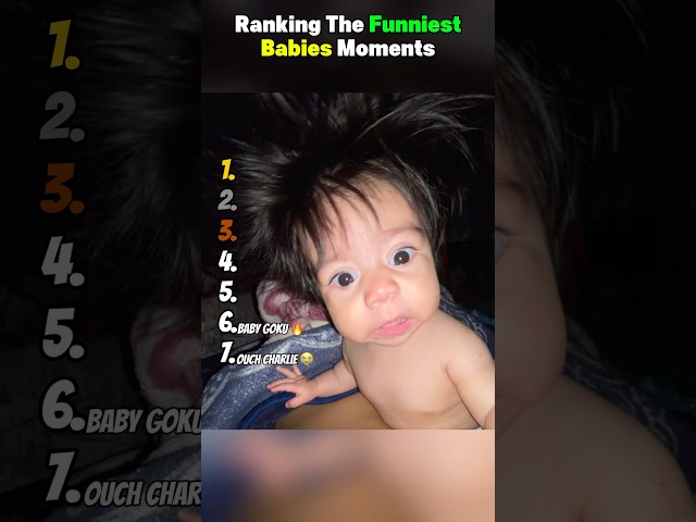 Ranking The Funniest Babies Moments 😂