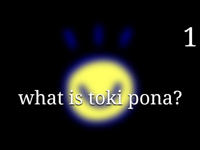 ¿Qué es Toki Pon? (Lección uno de Toki Pon)