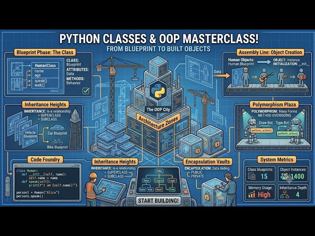 Python Classes and OOPS • All about python classes, objects and instances